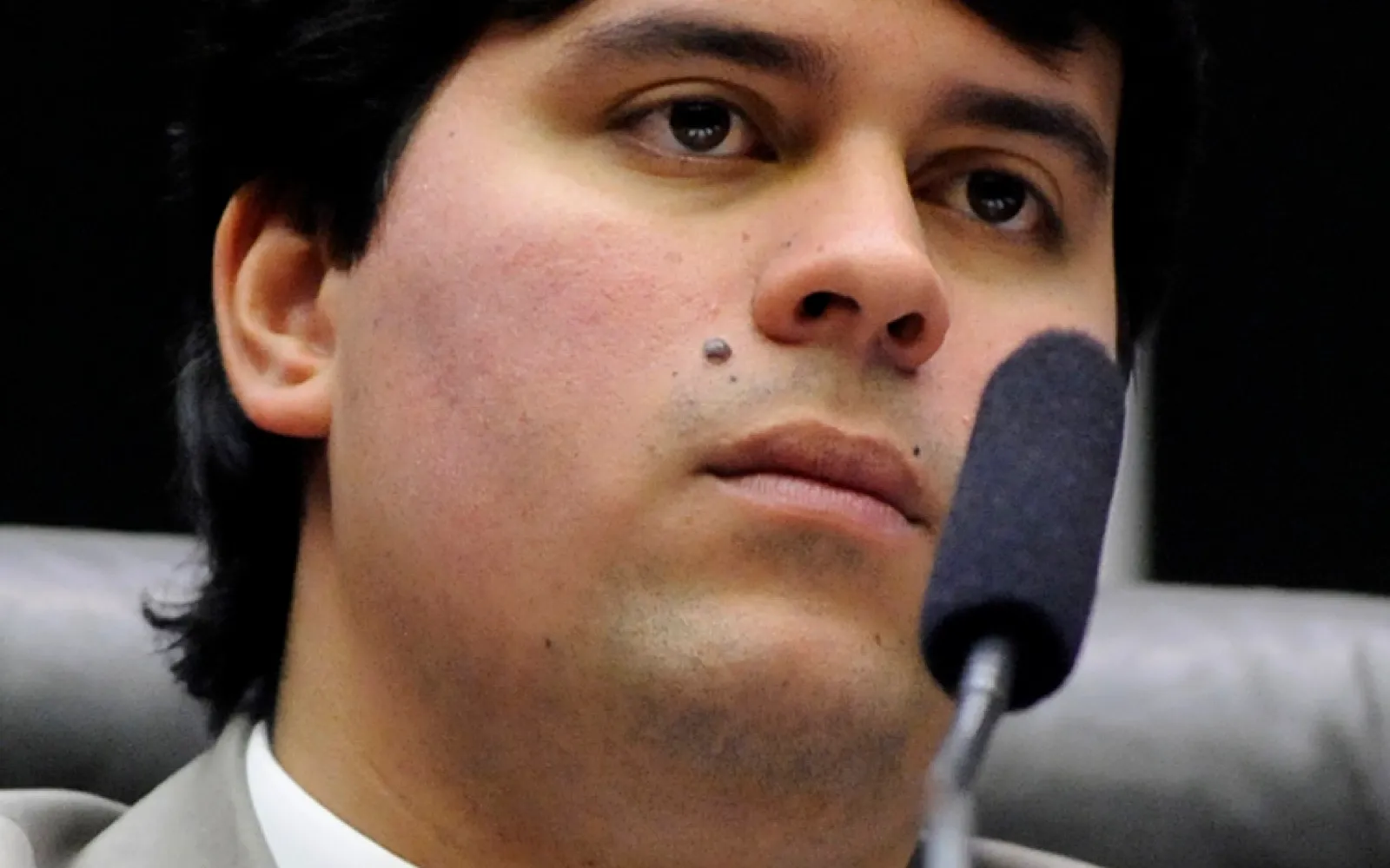 O deputado André Fufuca durante sessão no plenário da Câmara dos Deputados.